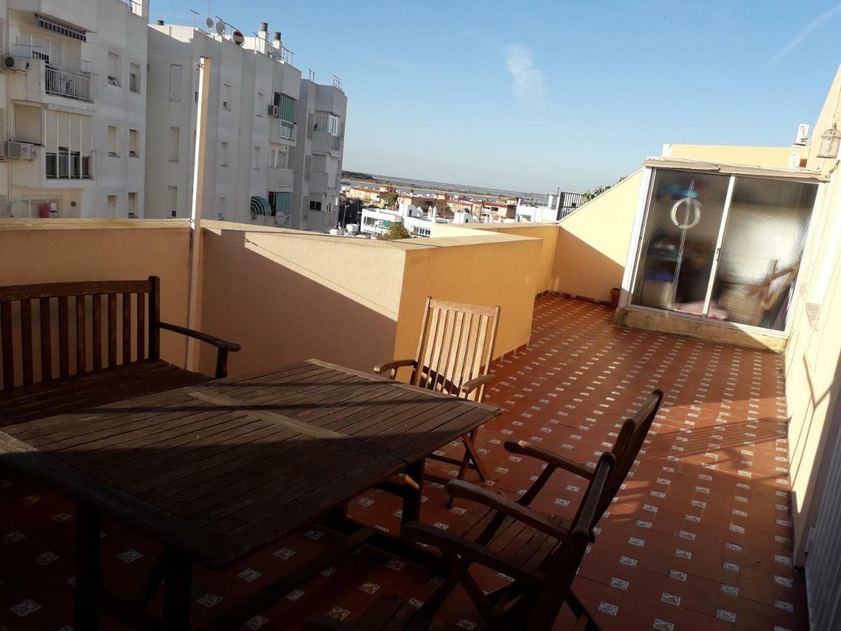 Atico Con Espectacular Terraza Con Vistas Magnificas A La Desembocadura Del Guadalquivir Apartment Sanlúcar de Barrameda Exterior foto